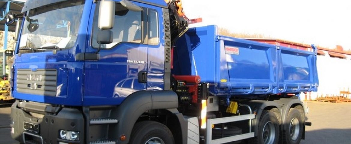 Palfinger dizalica PK 15500 i trostrani kiper TSK 200B za Zidar Burulić