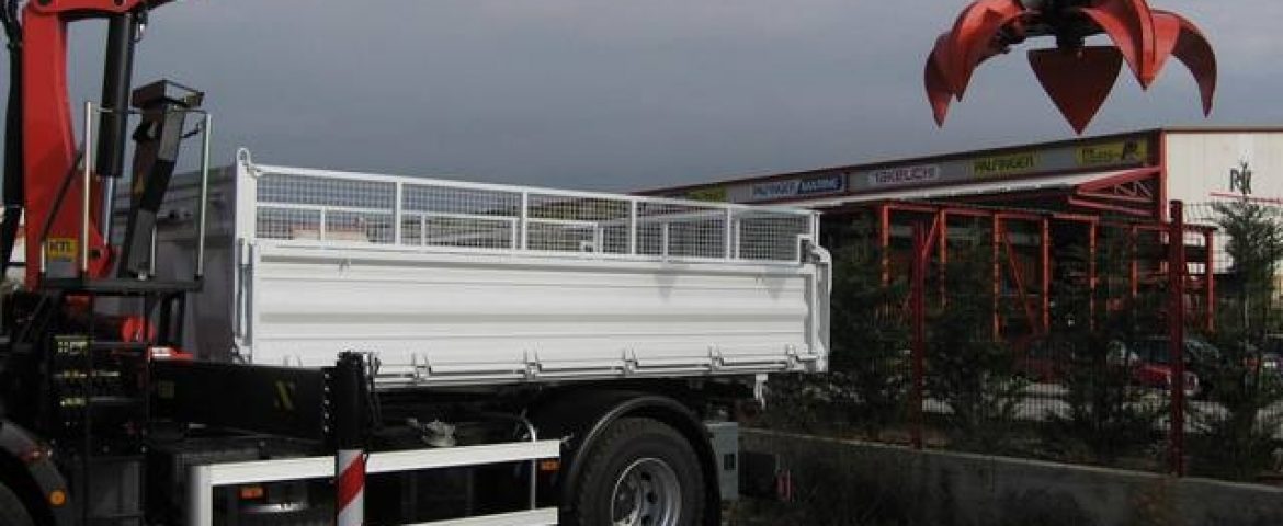 Palfinger dizalica PK 12000 i trostrani kiper TK 115B za Gradatin – Unikom