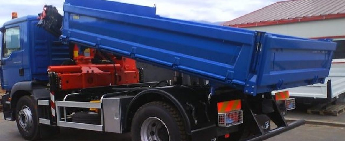 Palfinger Crane PK 15500 and Three-Way Tipper for Man Psc – Hrid