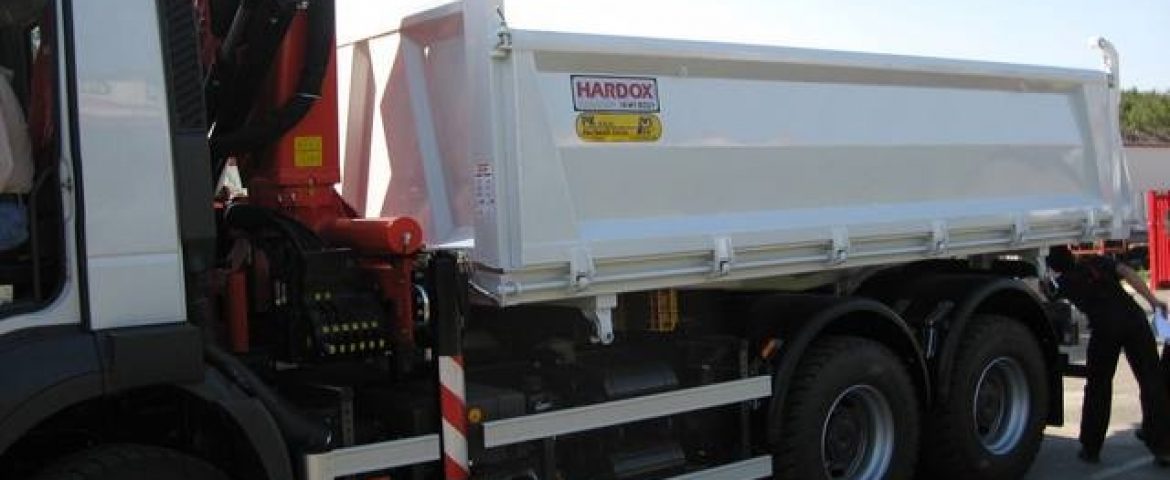 Palfinger Crane PK 18500 and Three-Way Tipper TK 200 for Eurokamion – Ecos