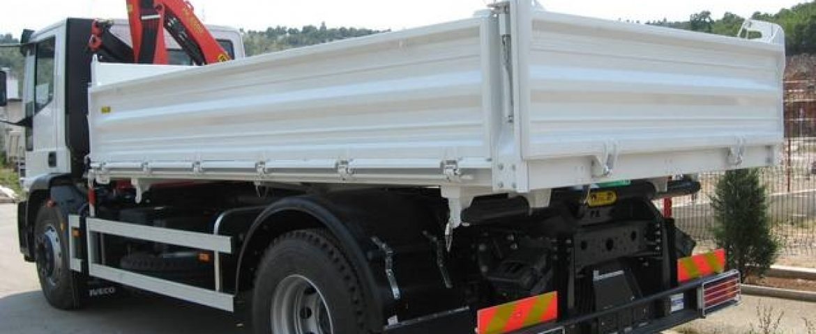 Palfinger Crane PK 6500 and Three-Way Tipper TK 115B for Strada – Obra 93