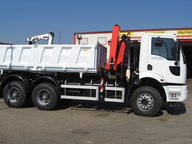 Palfinger dizalica PK 6500 i trostrani kiper TK 160A za Trgoauto