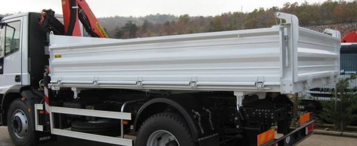Palfinger dizalica PK 8500 i trostrani kiper TK 115 za Eurokamion