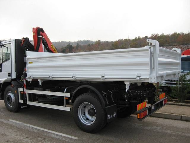 Palfinger PK 8500 Crane and TK 115 Three-Way Tipper for Eurokamion