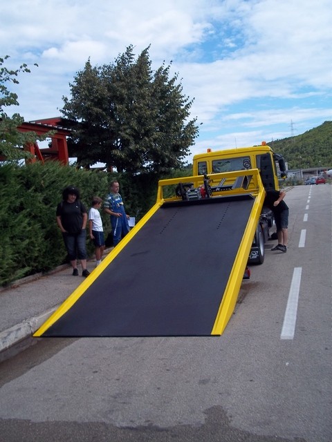 Hydraulic Sliding Platform HK 75 for Vučna služba Čače