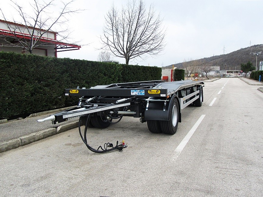 Municipal Trailer PKM 200 for Transporting Abroll Containers for Metis d.d.