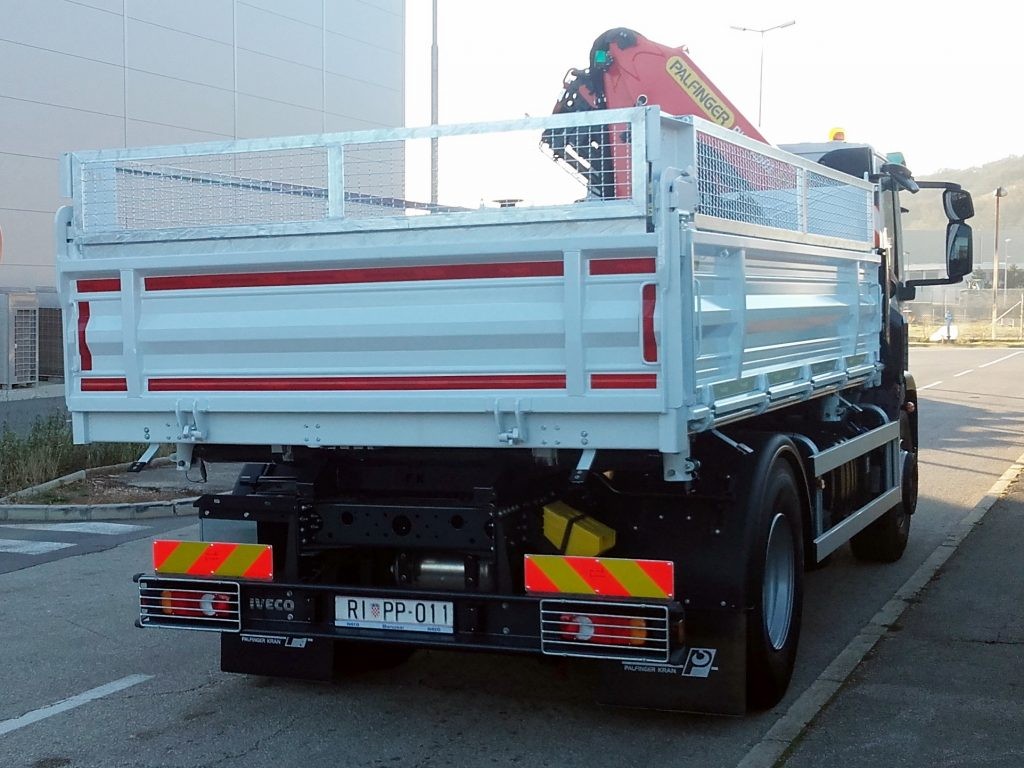 Palfinger PK 14.501 SLD5 Crane and Three-Sided Tipper TK 115 for Zelenilo Karlovac