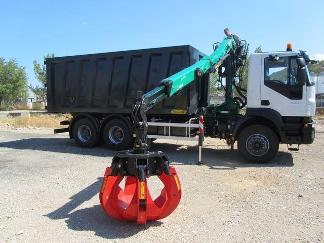 Palfinger Epsilon Crane C80Z and Rear Municipal Tipper SKK 160 for JKP Duboko