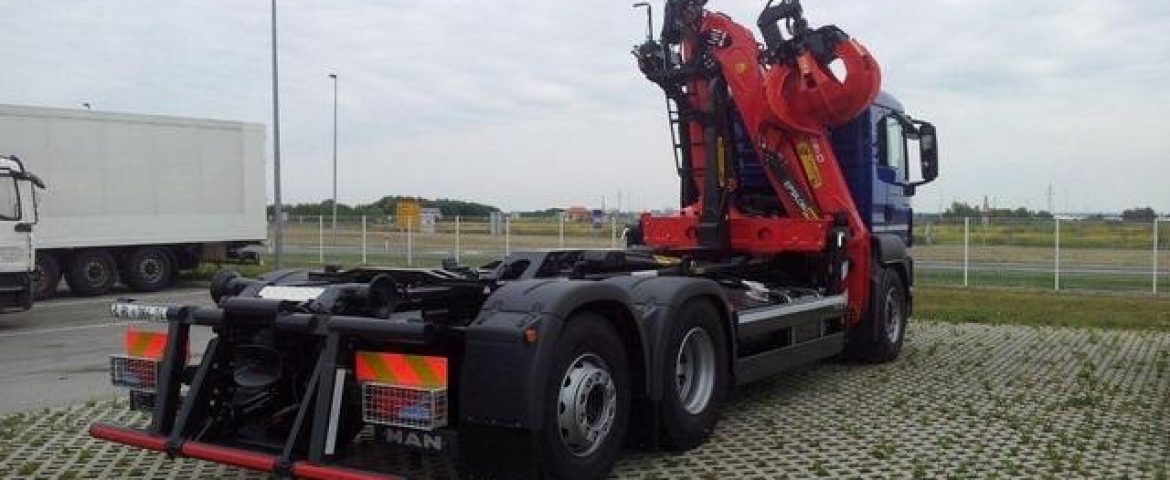 Palfinger Epsilon dizalica Q150Z i navlakač  kontejnera T 18 za Man Psc – Metal Produkt