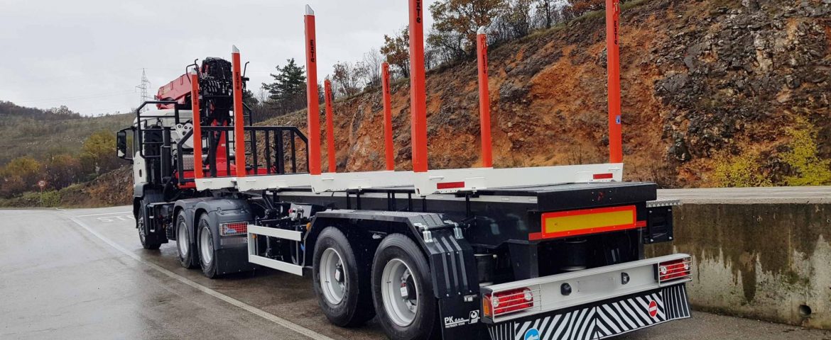 Palfinger Epsilon dizalica S260L87 i poluprikolica za tvrtku SPAČVA