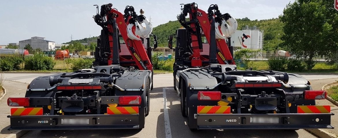 Palfinger Epsilon dizalice M110Z96 i Palfinger navlakači T 18 ta tvrtku Metis d.d.