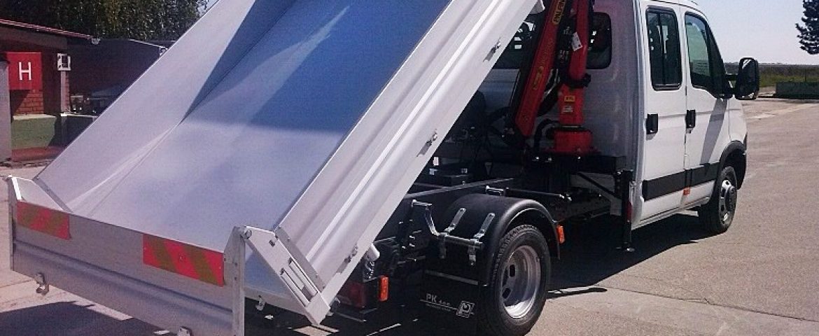 Delivery of Palfinger Crane PC 1500 and Three-Side Tipper TK 10 for Varkom d.d.