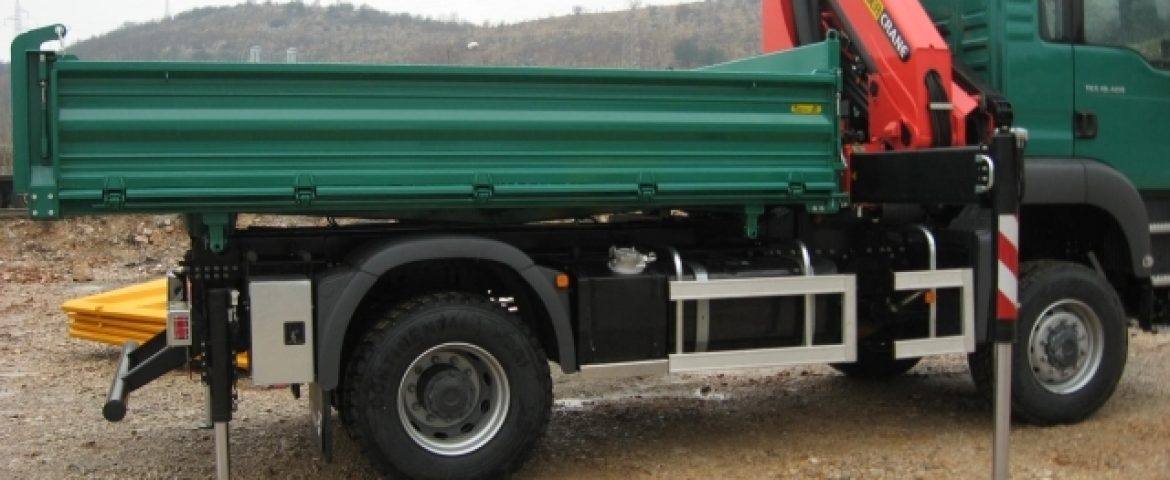Palfinger PK 18500 Crane and Three-Way Tipper TK 115 for Man PSC – Kabelmont