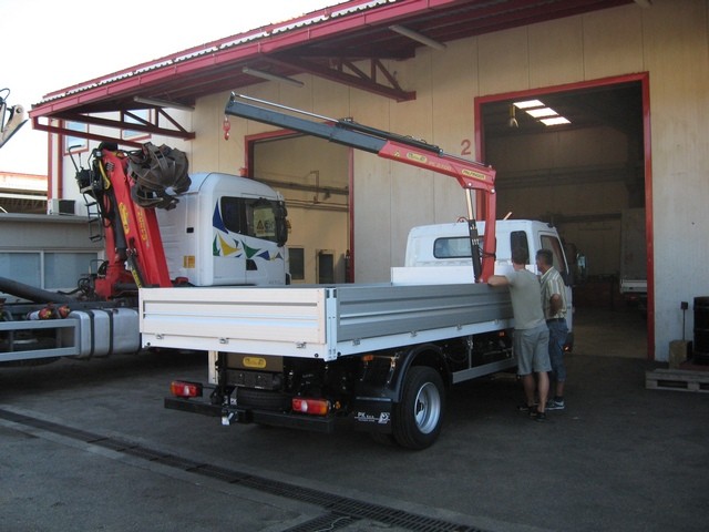 Palfinger Crane PC 2700 and Cargo Platform for Novak Commerce