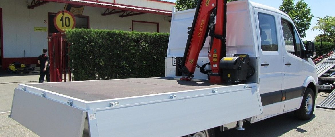 Delivery of Two MB Sprinter Vehicles with Palfinger PC 2700 Cranes for JP Elektroprivreda HZ HB d.d. Mostar
