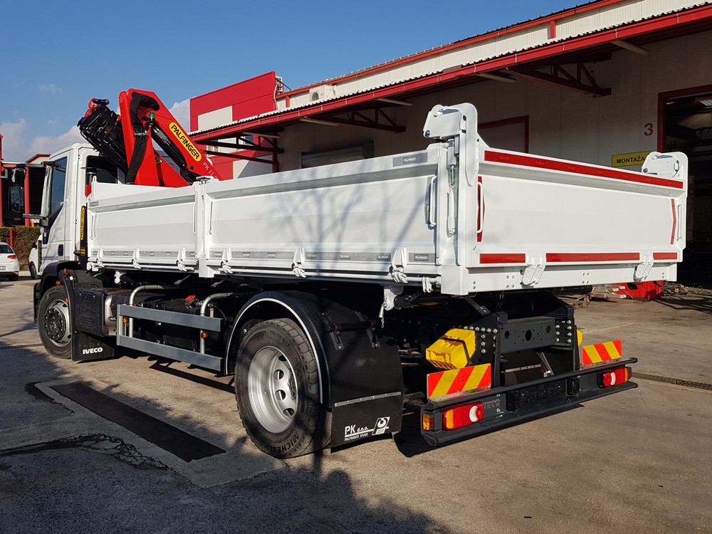 Palfinger dizalica PK 11.001 SLD3 i trostrani kiper TK 115 za tvrtku BEN-KOV
