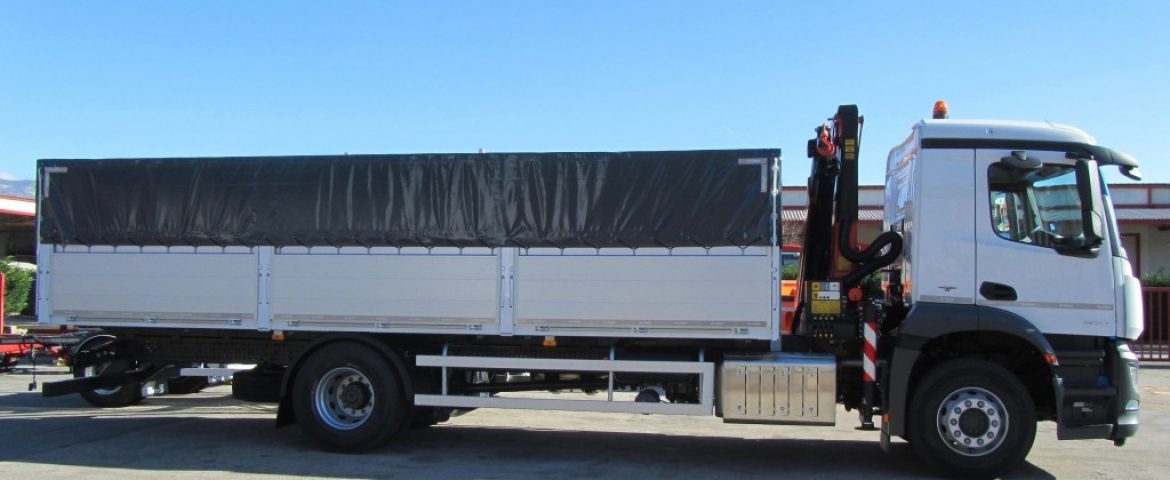 Palfinger PK 12002 EH Crane and Cargo Platform for KJG d.o.o.