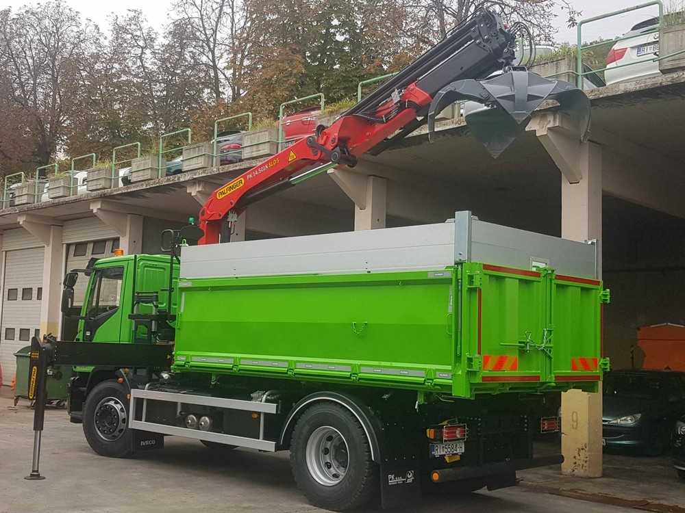 Palfinger dizalica PK 14.501K SLD 5 i stražnji komunalni kiper za KD ČISTOĆA