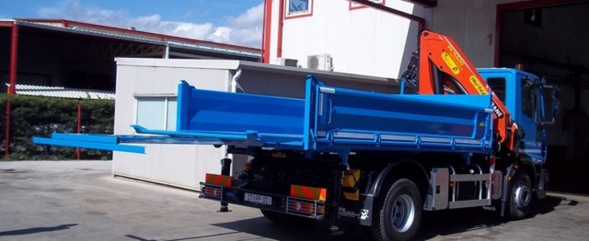 Palfinger dizalica PK 15500 i trostrani kiper TK 95 za Daus – Vodovod Dubrovnik