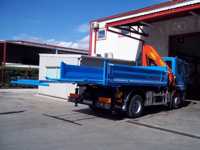 Palfinger Crane PK 15500 and Three-Side Tipper TK 95 for Daus – Vodovod Dubrovnik