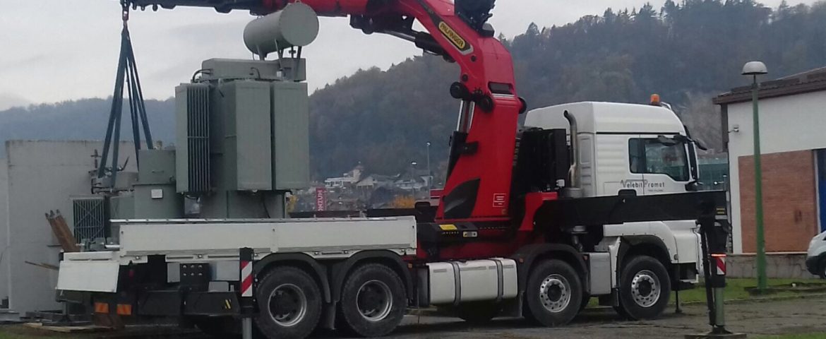Palfinger dizalica PK 165.002 TEC 7 i sanduk za tvrtku Velebit Promet
