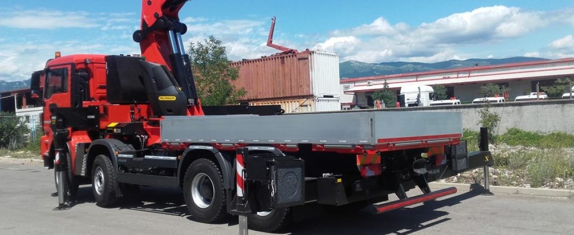 Palfinger dizalica PK 165.002 TEC7 i tovarni sanduk za tvrtku M.I. Hršak