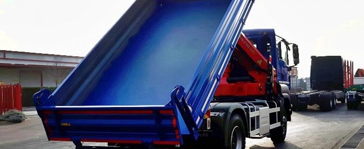 Palfinger PK 17001 SLD3 Crane and TK 115 Three-Way Tipper for Dalekovod d.d.