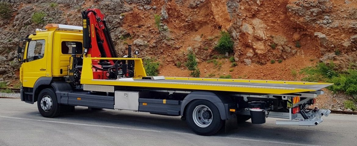 Palfinger dizalica PK 17500 T i hidraulično klizna platforma HK 150 za tvrtku Palfinger GmbH