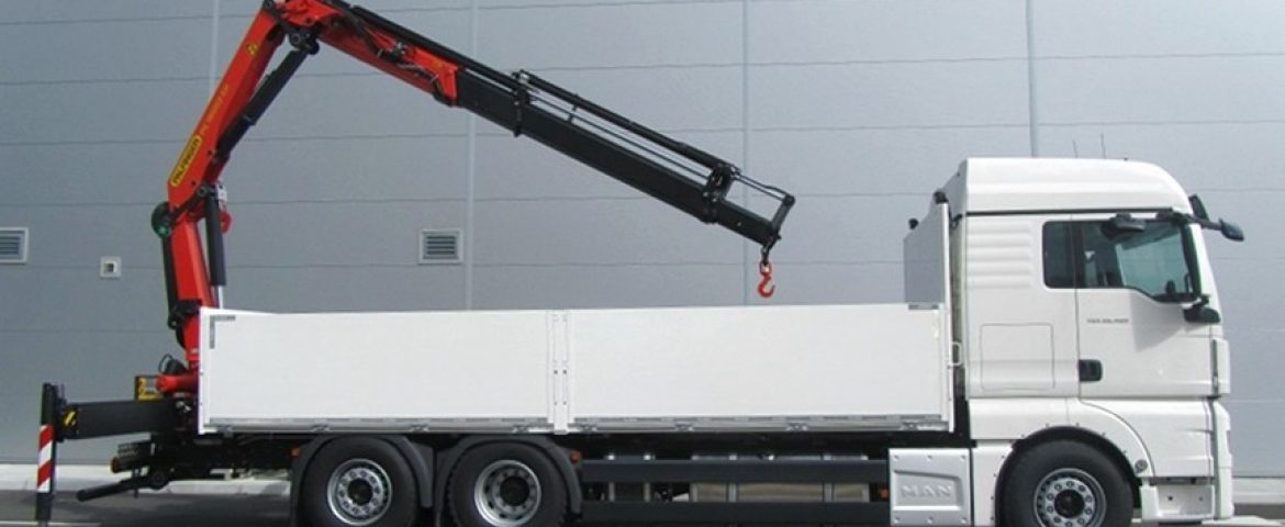 Palfinger PK 18002 EH Crane and Cargo Platform for the German Market