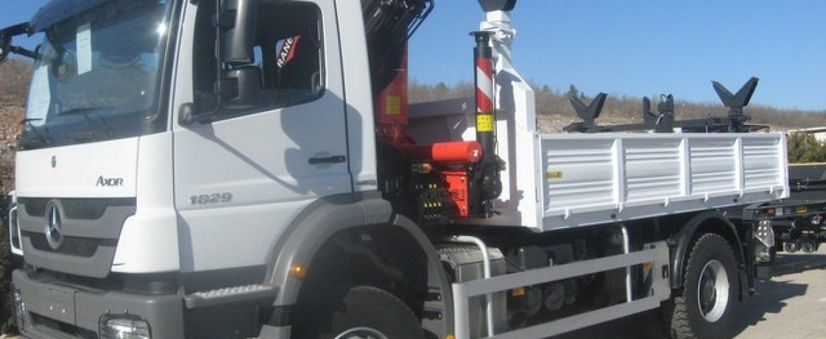 Palfinger dizalica PK 18500 i tovarni sanduk za Auto Lijanovići – EP Mostar