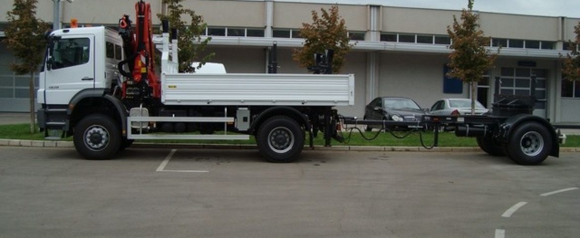 Palfinger dizalica PK 18500 i tovarni sanduk te jednoosovinska prikolica PK JP09 za Auto Lijanovići – EP Mostar