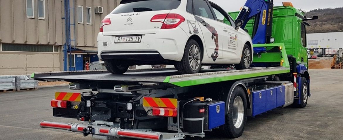 Palfinger dizalica PK 19500T i hidraulično klizna platforma za PALFINGER GMBH