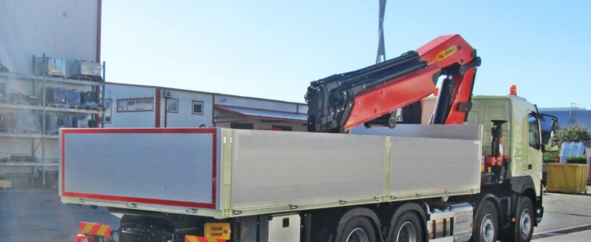 Palfinger PK 48002 EH Crane and Cargo Platform for Grasa d.o.o.
