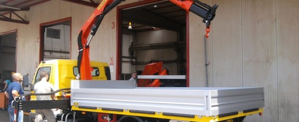 Palfinger dizalica PK 6500 i tovarni sanduk za Klesarstvo Kamber