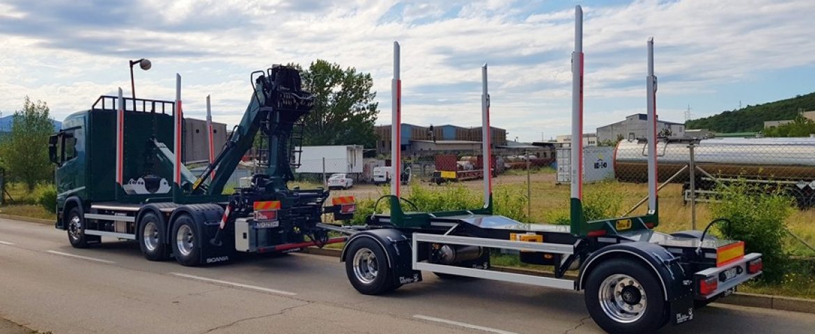 Forestry transport unit with Palfinger Epsilon M110Z79 crane delivered to UPTO Benšak