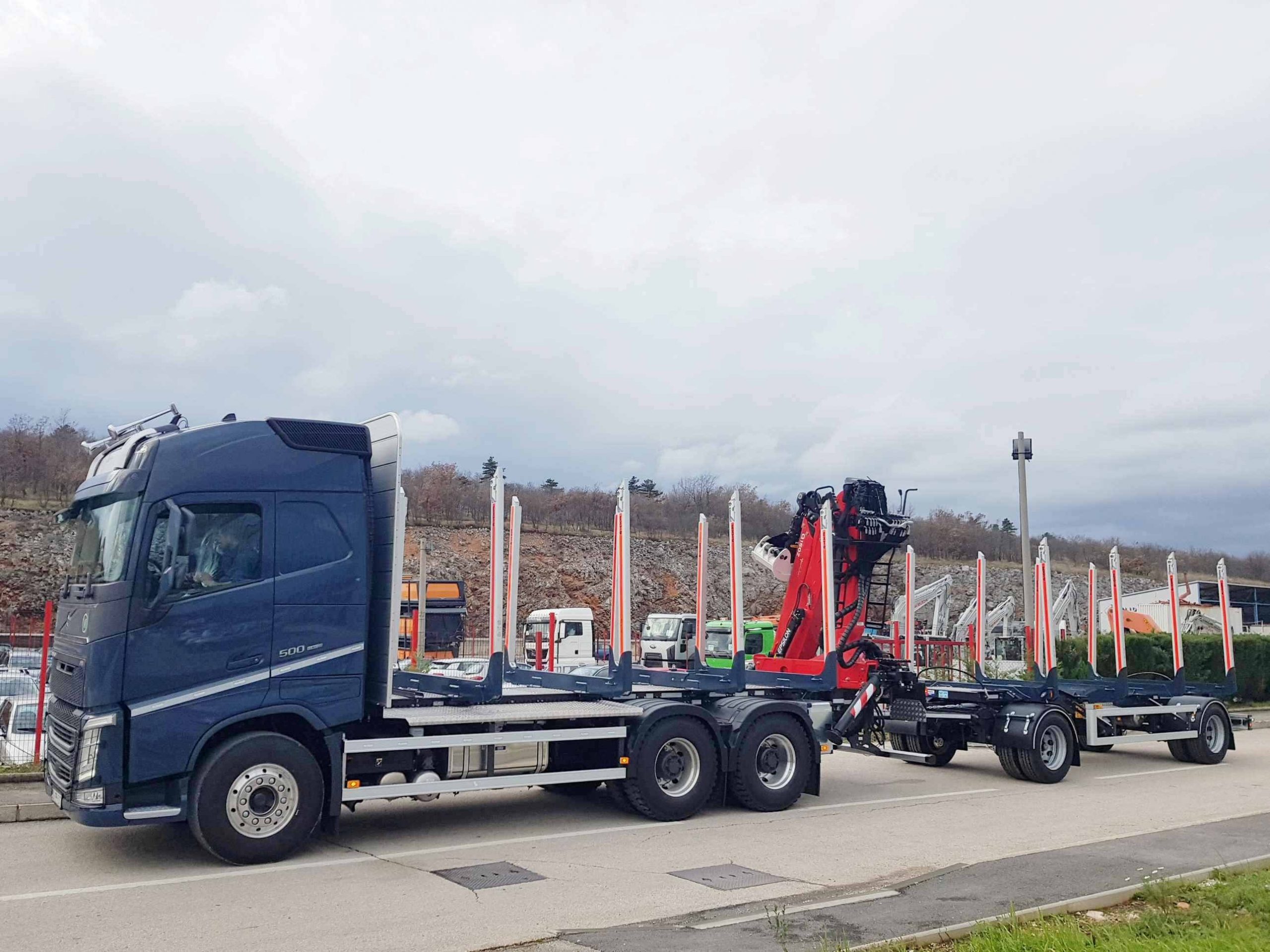 Palfinger_epsilon_dizalica_Q150Z96_HP_i_šumarska_prikolica_i_šumarska_platforma