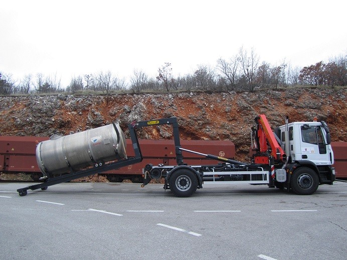 Roll Platform for Tank Transport for KS d.o.o. Rovinj