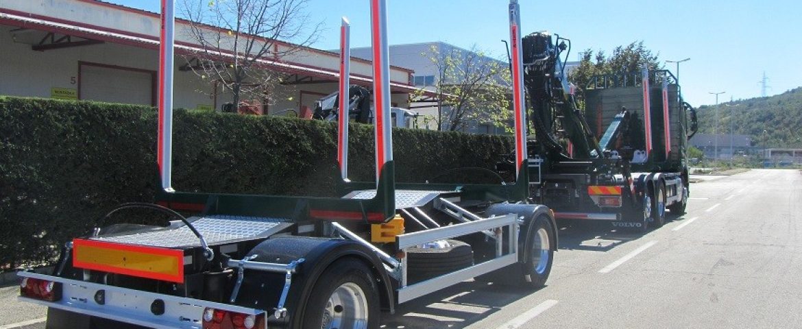 Forestry Setup with M110Z79 Crane and PSM 180 Trailer for Benšak