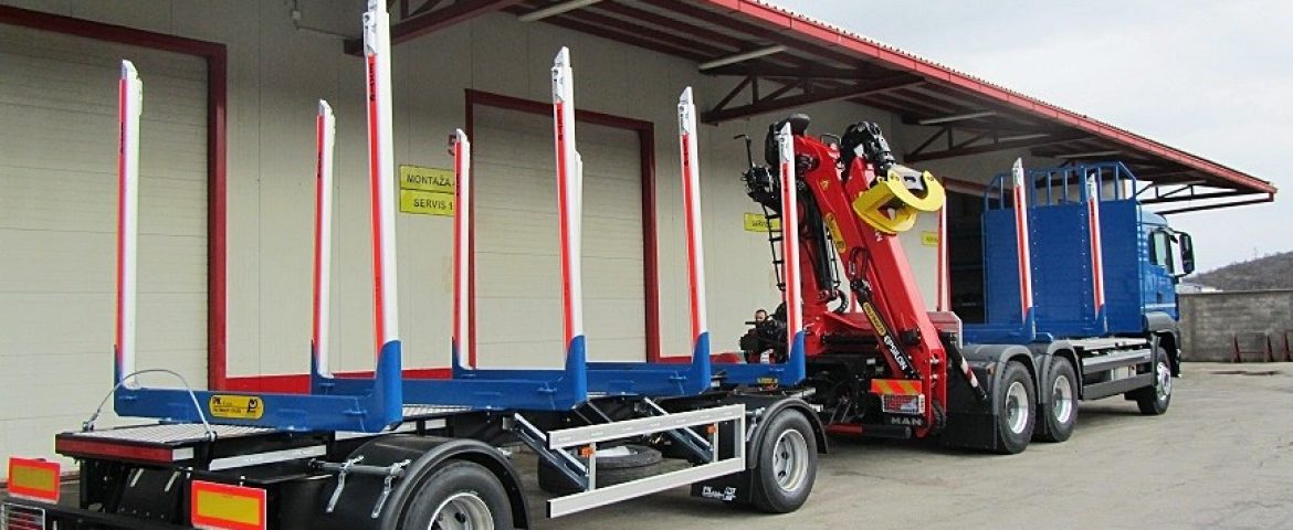 Forestry Superstructure with Palfinger Epsilon Crane M120Z79 and PSM 180 Trailer for Stolarija-Pilana, Antun Pečenec