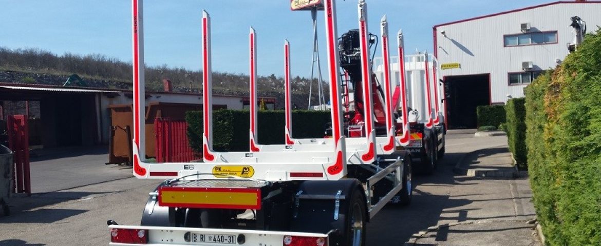 Forestry Superstructure with Palfinger Epsilon M120Z79 Crane and PSM 180 Trailer for Cvitaš VG
