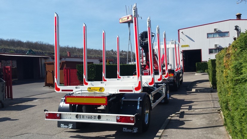 Forestry Superstructure with Palfinger Epsilon M120Z79 Crane and PSM 180 Trailer for Cvitaš VG