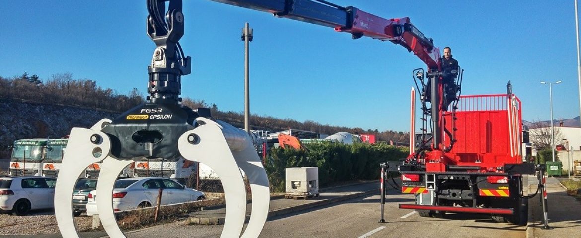 Forestry Setup with Palfinger Epsilon M120Z96 Crane for Poričnica d.o.o.