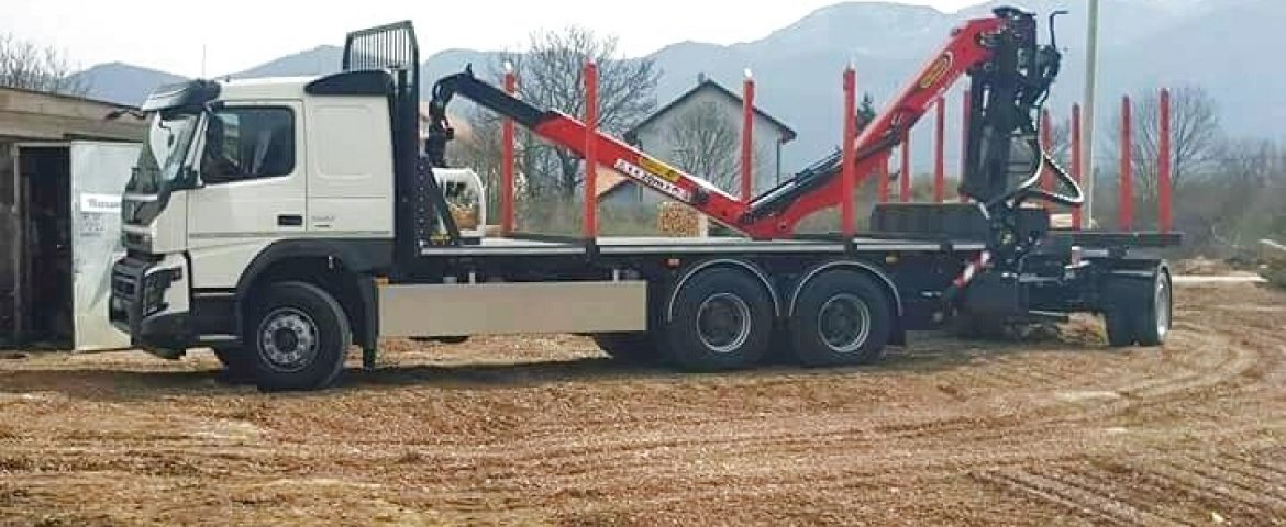 Forestry Setup with Palfinger Epsilon M12Z83 Crane and PSM 200 Trailer