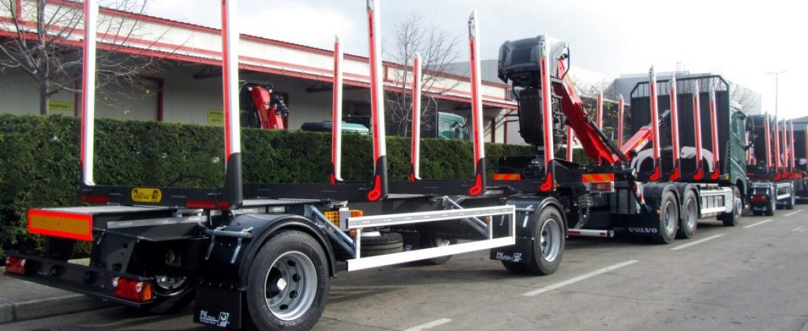 Forestry Setup with M12Z91 Crane and PSM 200 Trailer for Cedar d.o.o.
