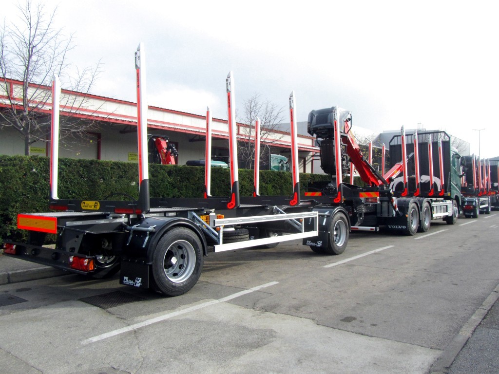 Forestry Setup with M12Z91 Crane and PSM 200 Trailer for Cedar d.o.o.