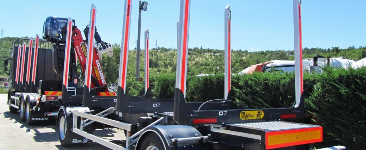 Šumarska nadogranja s Palfinger Epsilon dizalicom M12Z91 i šumarska prikolica PSM 200 za tvrtku Cedar d.o.o.