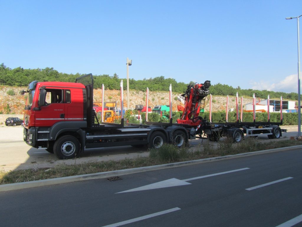 Forestry Upgrade with Palfinger Epsilon Crane M120Z and PSM 200 Forestry Trailer for the Transport and Trade Business M&B Mirko Abramović