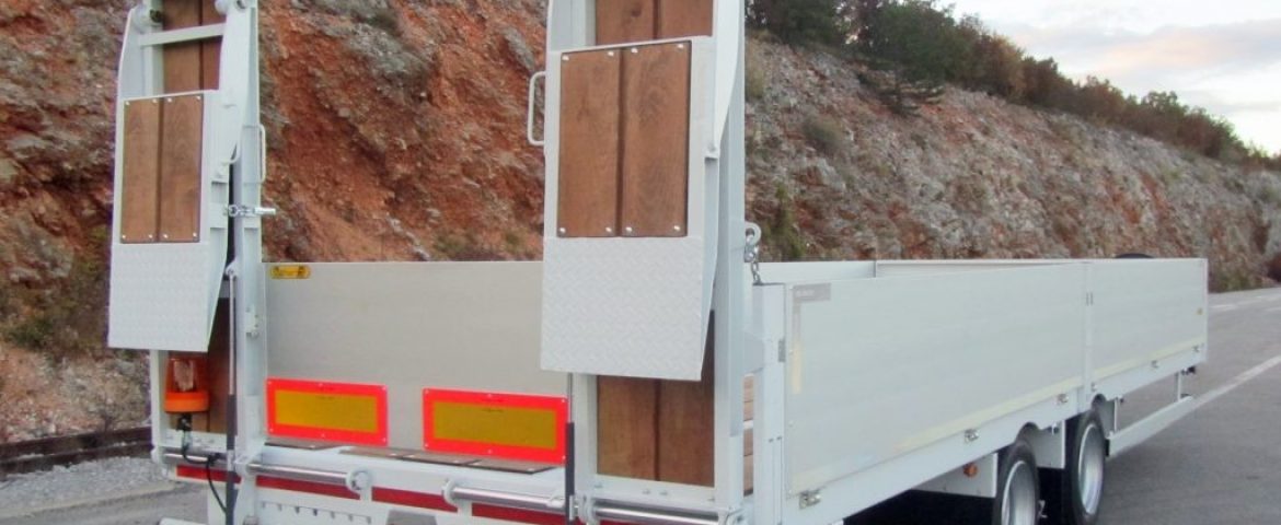 Tandem prikolica za transport radnih strojeva PRT 140 za tvrtku Ivkom d.d.