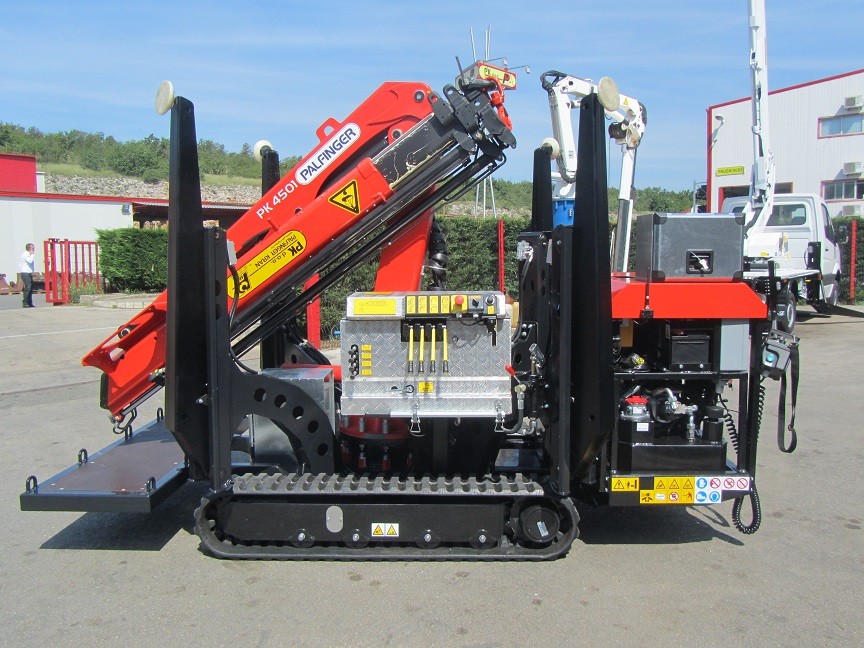 Crawler Transporter with Palfinger PK 4501 Crane for HOPS, Opatija