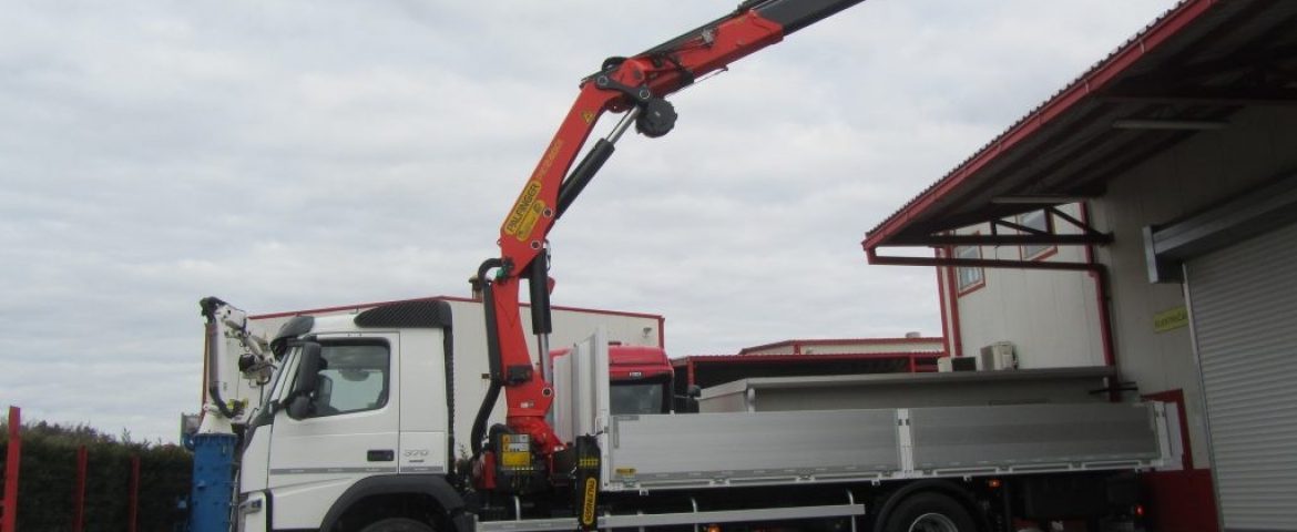 Palfinger dizalica PK 24001 HP i aluminijski tovarni sanduk za tvrtku Končar – Montažni inženjering d.d.